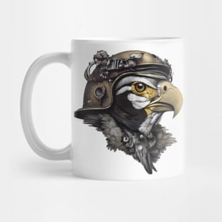 steampunk eagle head Mug